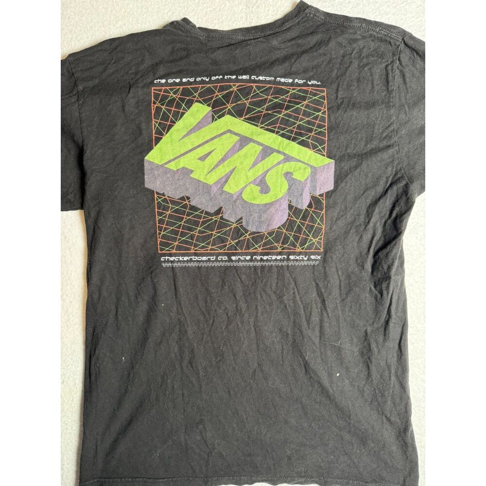 Vans Tee T-shirt men's Size Medium Black Skate Shirt